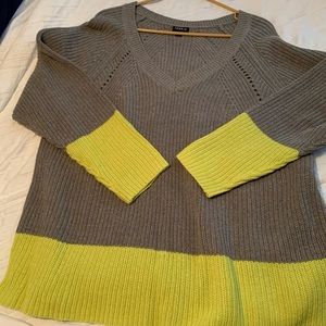 Torrid Gray/Green Sweater